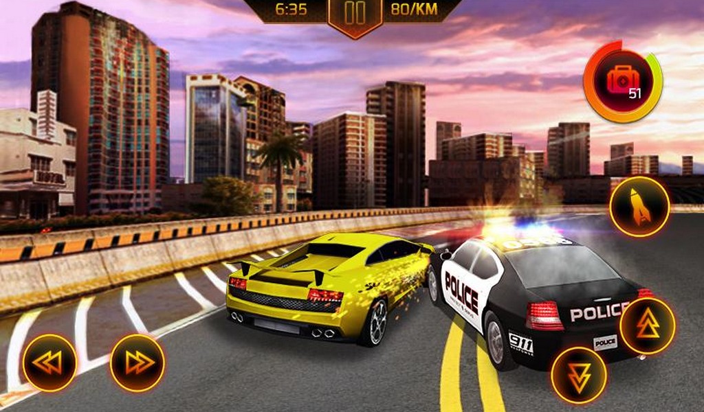 Persecución coche de policía screenshot 1