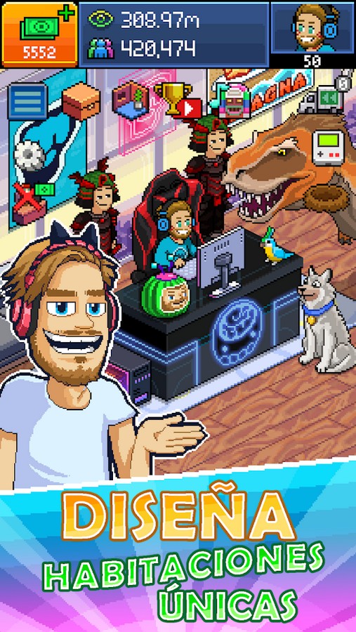 PewDiePie's Tuber Simulator screenshot 1