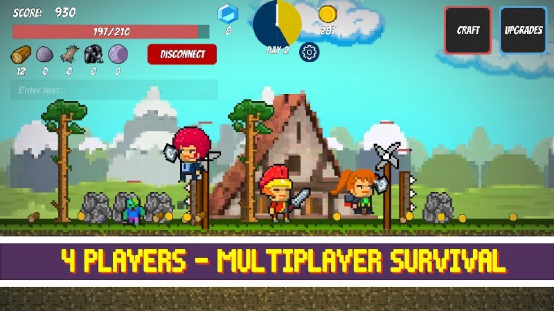 Pixel Survival Game screenshot 1