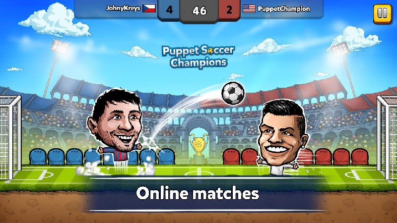 Puppet Soccer Champions screenshot 1