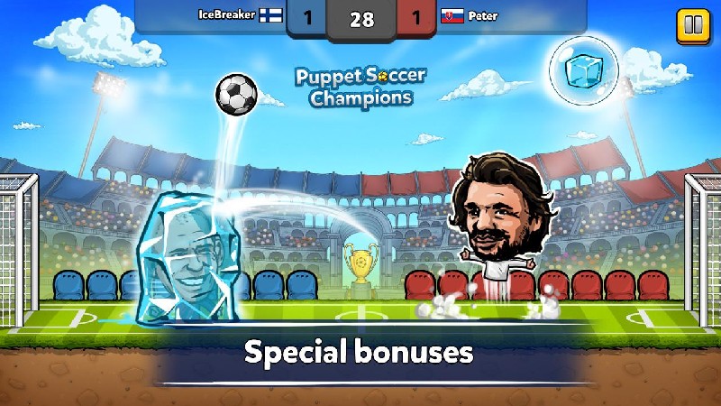 Puppet Soccer Champions screenshot 2