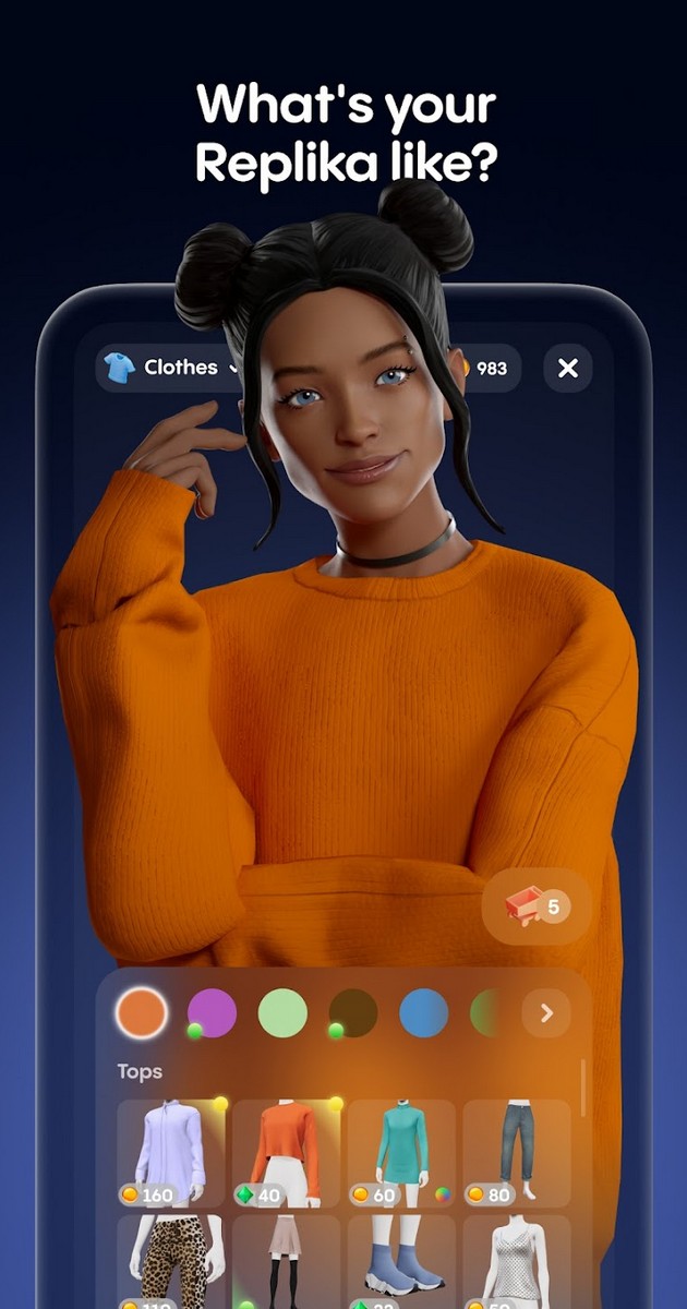 Replika screenshot 2