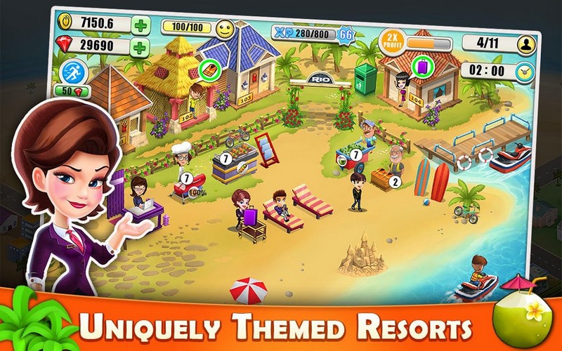 Resort Tycoon screenshot 1