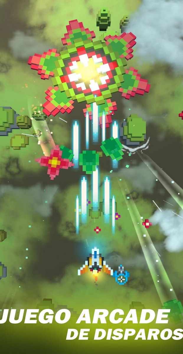 Retro Shooting - Pixel Space Shooter 3D screenshot 1