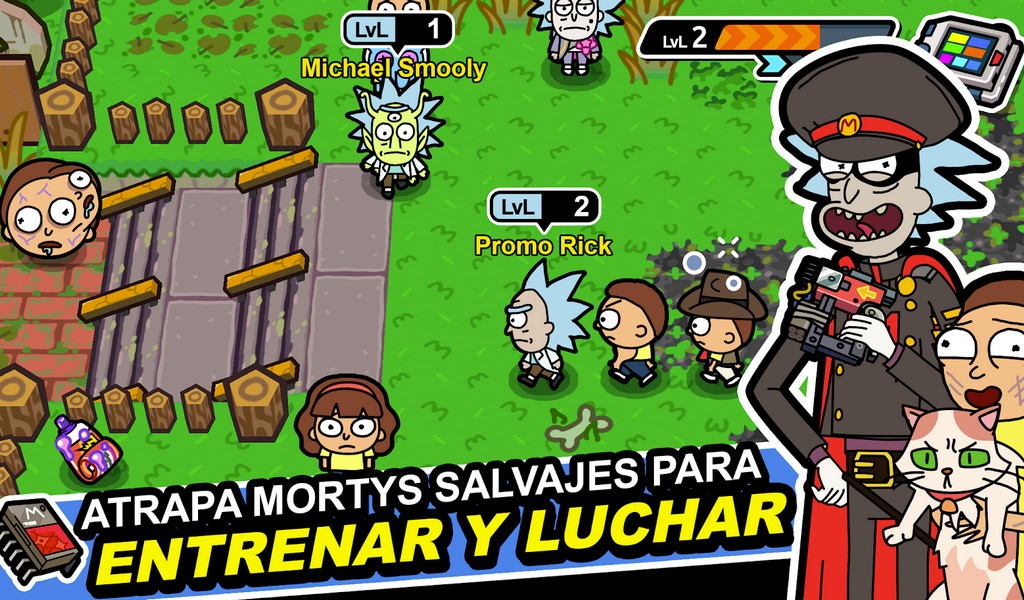 Rick and Morty: Pocket Mortys screenshot 1