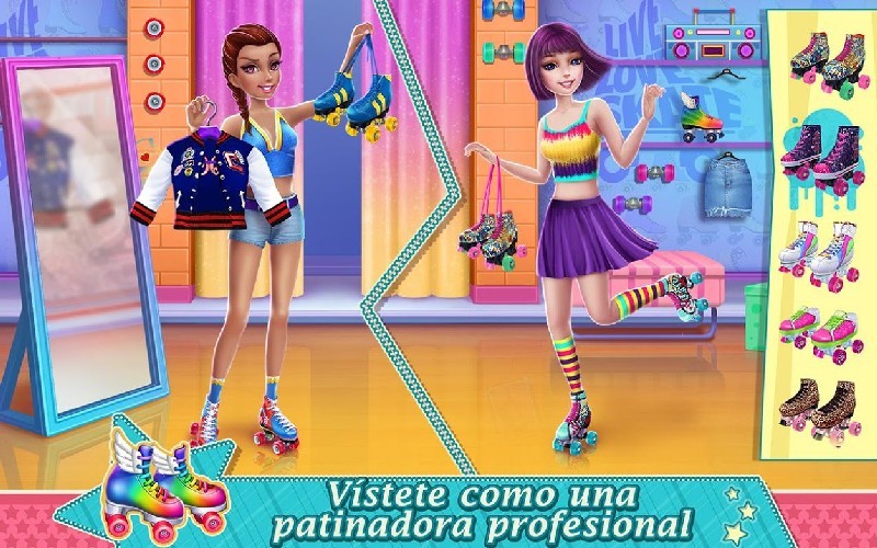 Roller Skating Girls - Dance on Wheels screenshot 1