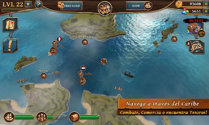 Ships of Battle Age of Pirates screenshot 3