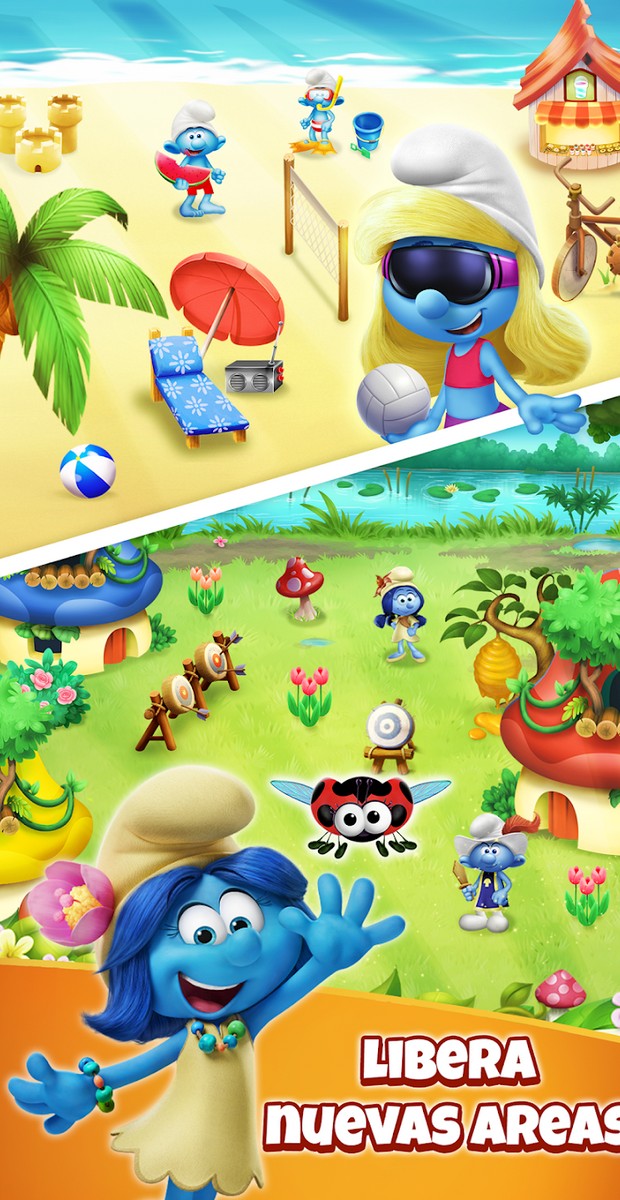 Smurfs Bubble Story screenshot 1