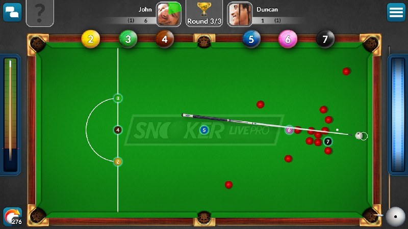 Snooker Live Pro & Six-red screenshot 3