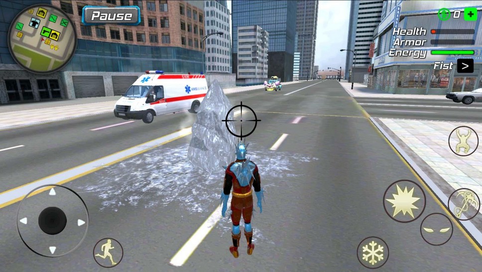 Snow Storm Superhero screenshot 2