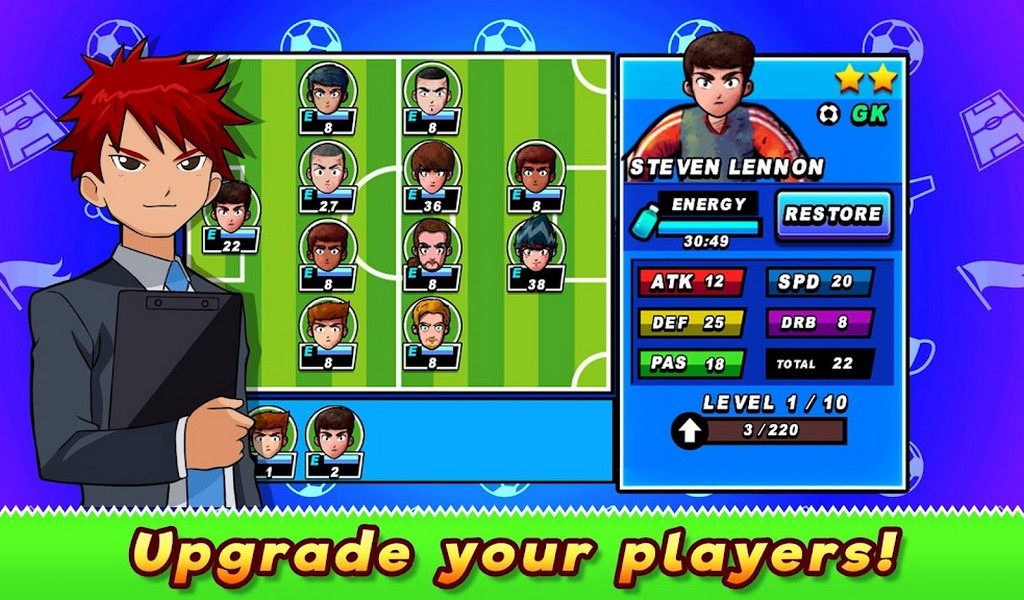 Soccer Heroes RPG Score Eleven screenshot 2