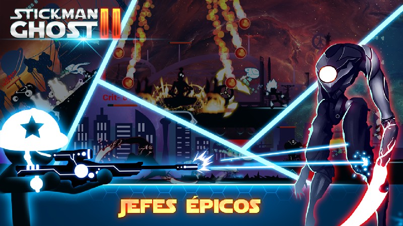 Stickman Ghost 2: Galaxy Wars screenshot 2