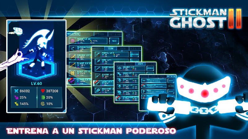 Stickman Ghost 2: Galaxy Wars screenshot 3