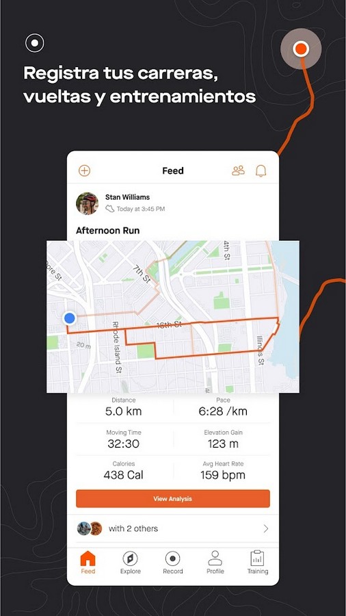 Strava screenshot 1