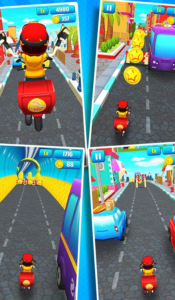 Subway Scooters Race screenshot 1