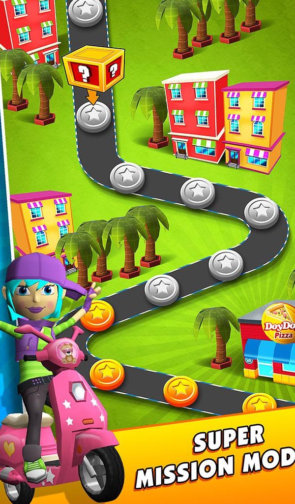 Subway Scooters Race screenshot 2