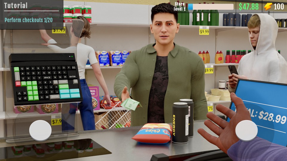 Supermarket Manager Simulator screenshot 1