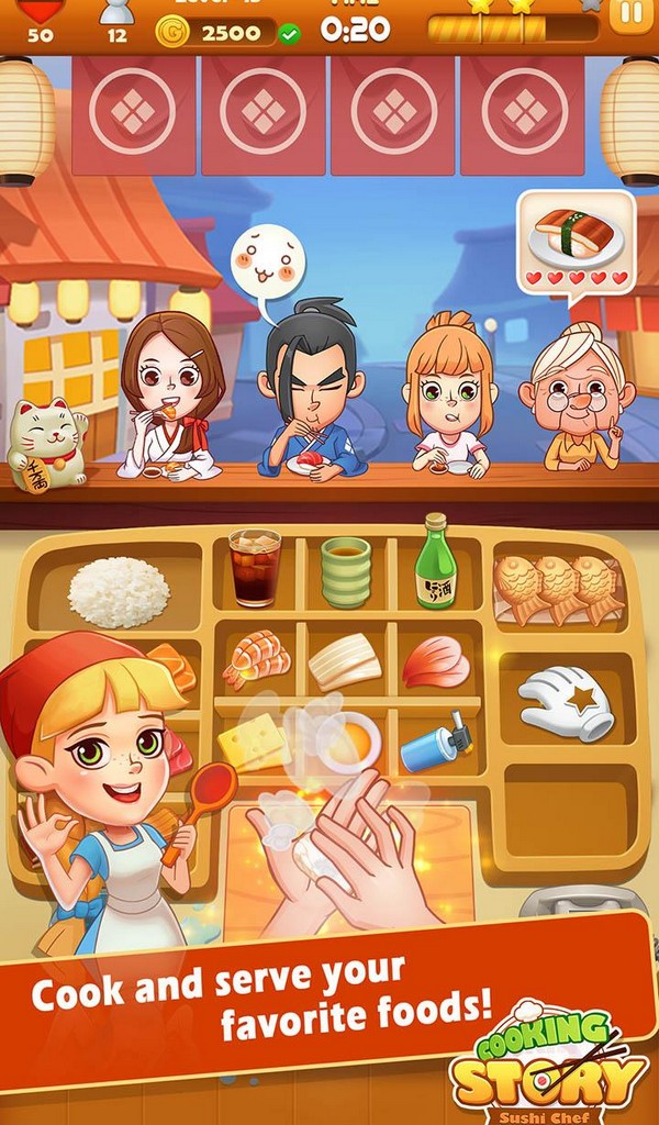 Sushi Master - Cooking story screenshot 1