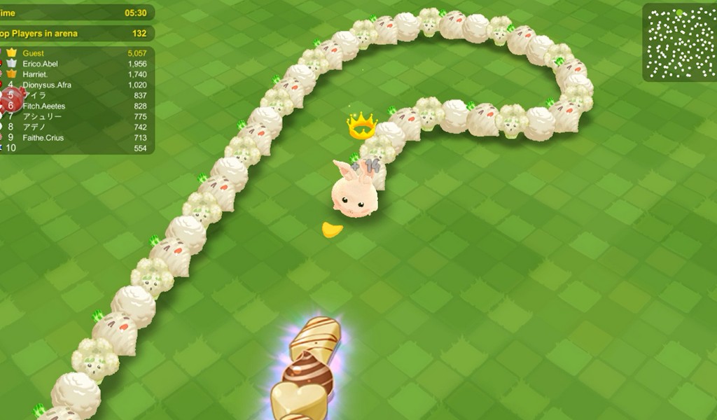 Sweet Crossing Snake.io screenshot 2