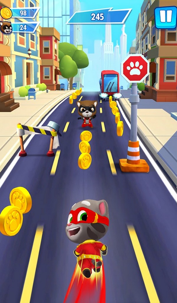 Talking Tom Hero Dash screenshot 1