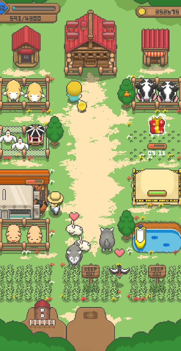 Tiny Pixel Farm - Simple Farm Game screenshot 3