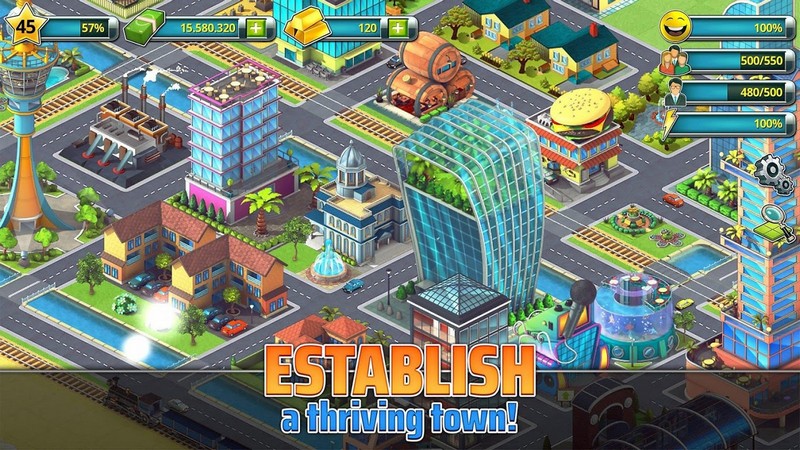 Town Building Games: Tropic City Construction screenshot 2
