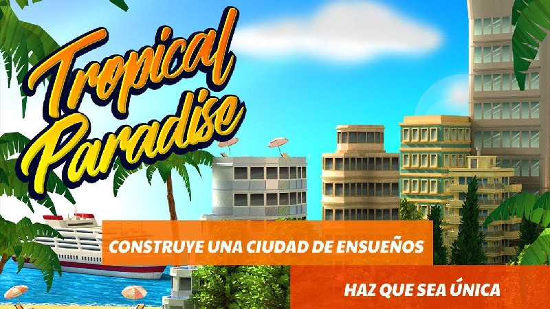 Tropic Paradise Sim: Town Building City Island Bay screenshot 1