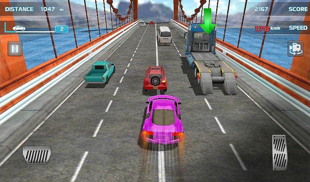 Turbo Driving Racing 3D screenshot 2