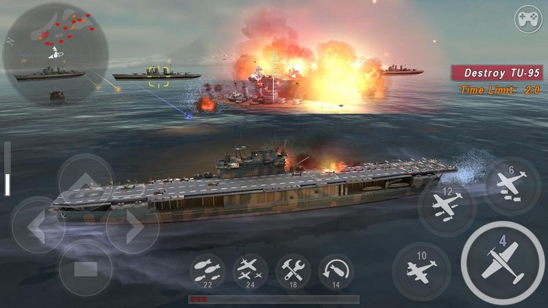WARSHIP BATTLE: 3D World War II screenshot 1