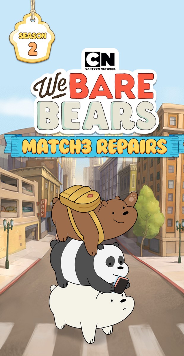 We Bare Bears Match3 Repairs screenshot 1