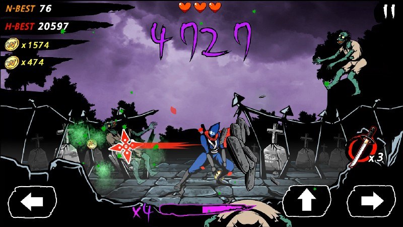 World Of Blade: Zombie Slasher screenshot 1