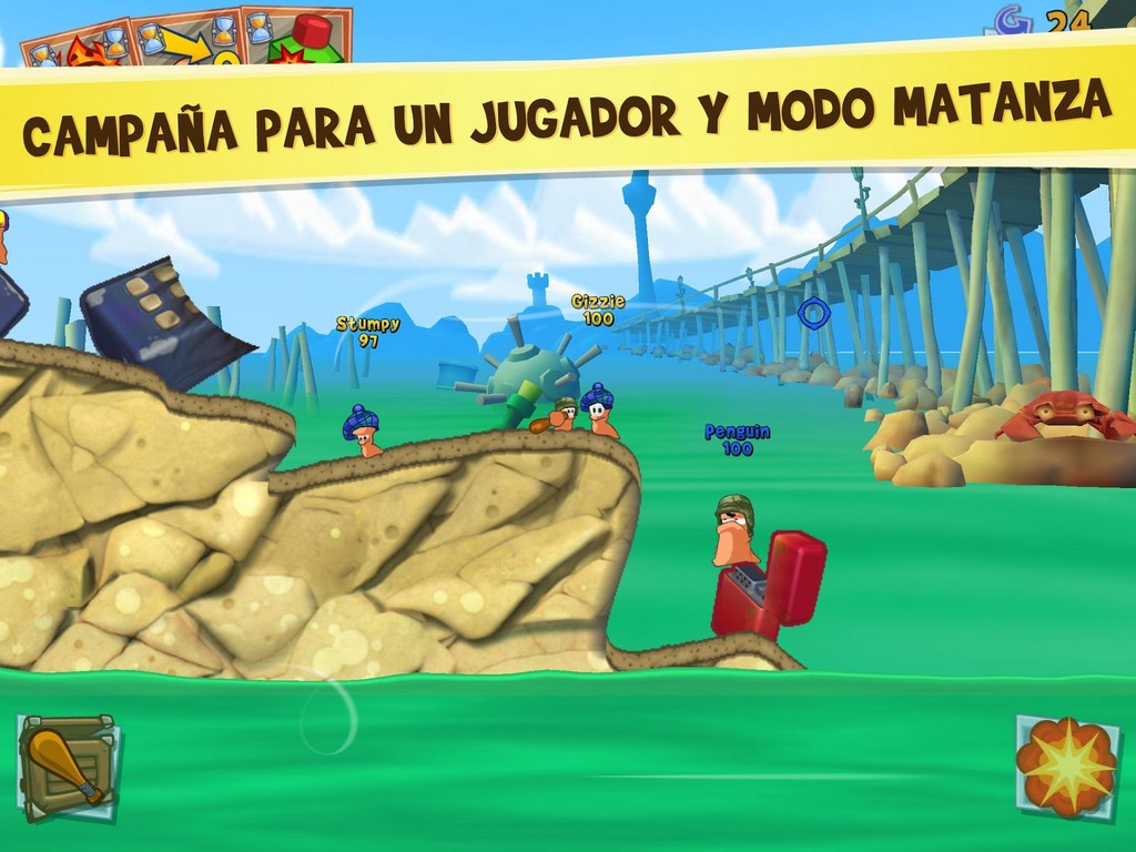 Worms 3 screenshot 2