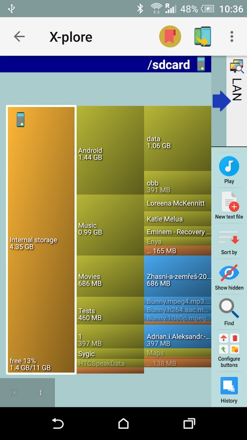 X-plore File Manager screenshot 2