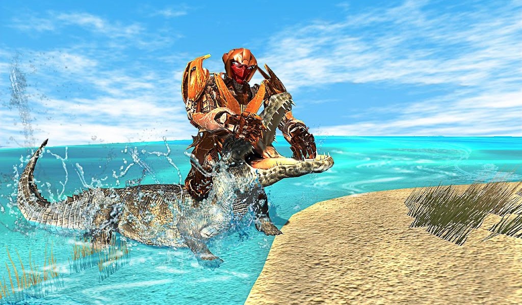 X Robot Car : Shark Water screenshot 1
