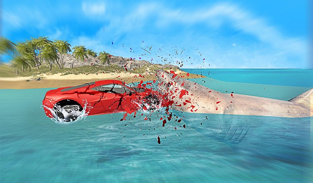X Robot Car : Shark Water screenshot 2