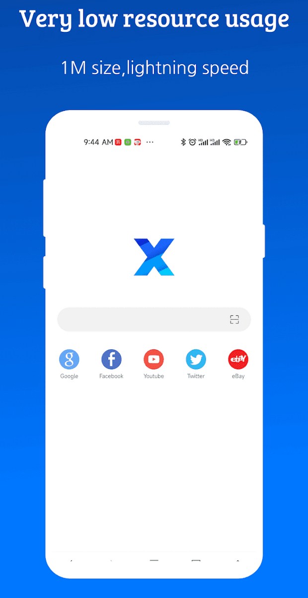 XBrowser screenshot 1