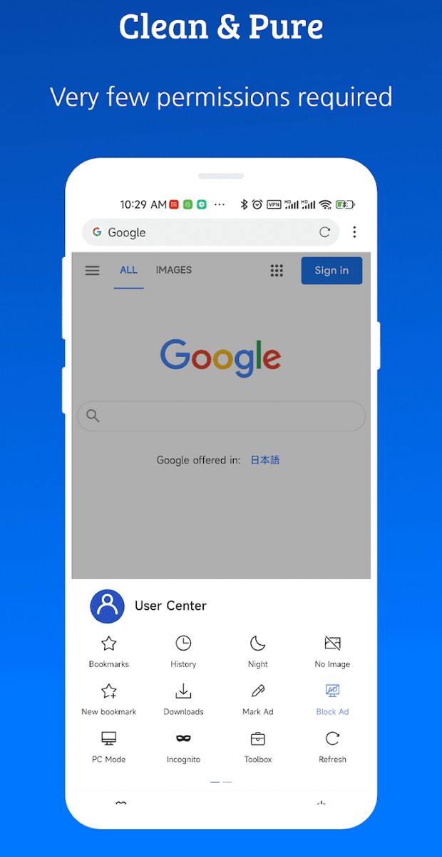 XBrowser screenshot 2