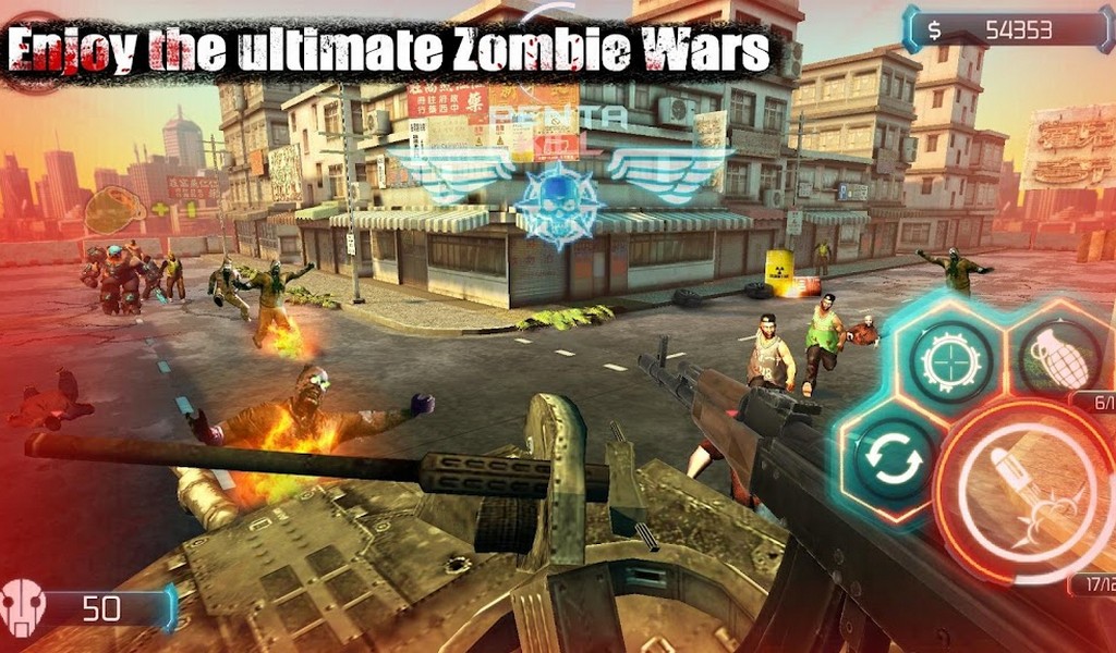 Zombie Invasion: Ciudad muerta HD screenshot 3